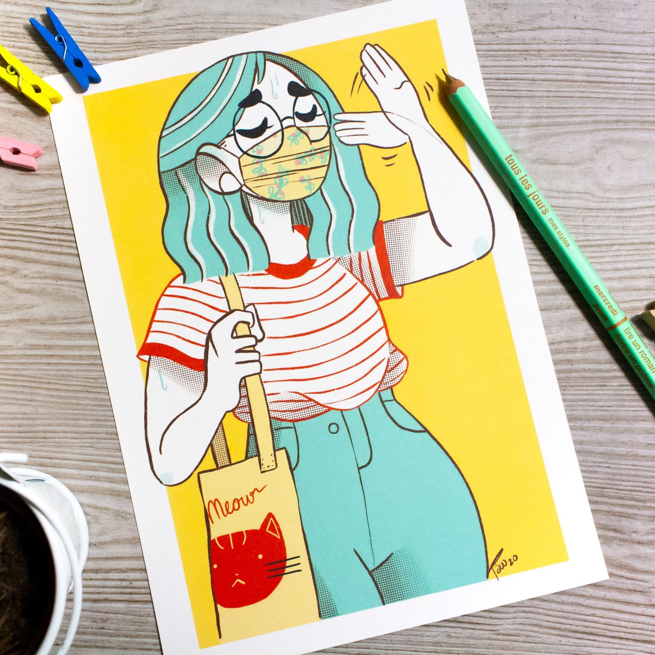 Mascarilla Print (A5)