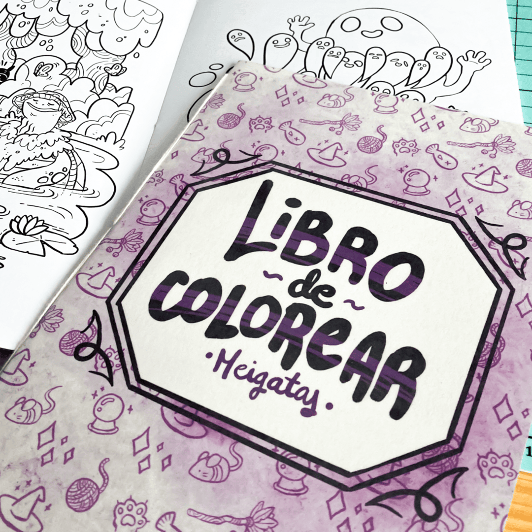 Libro de colorear Meigatas