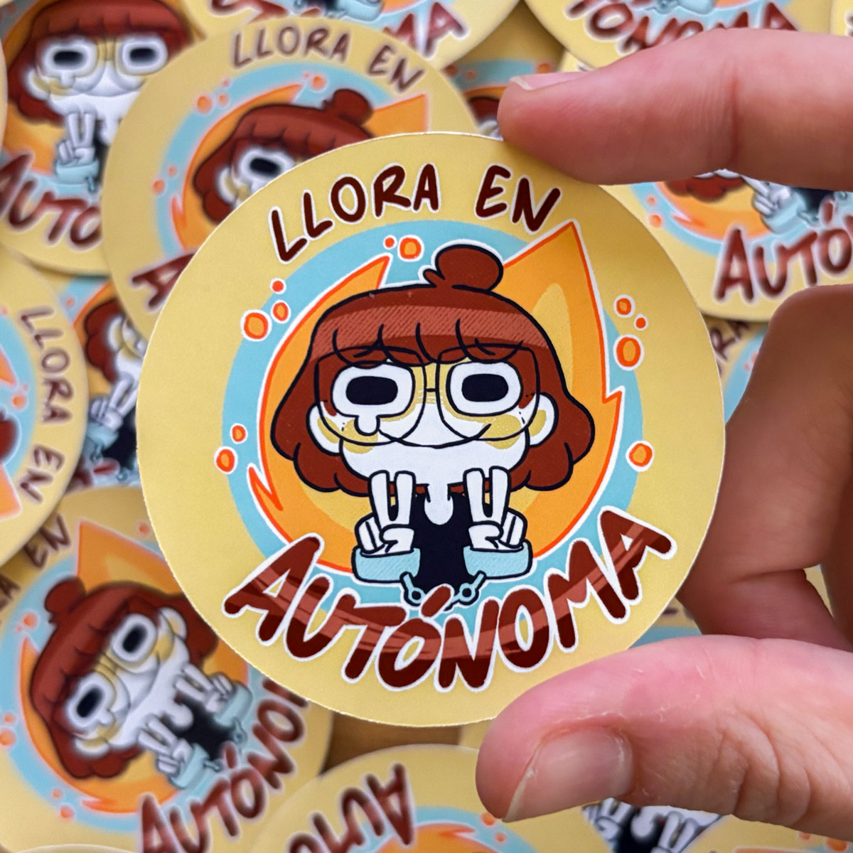 Pegatina "Autónoma"